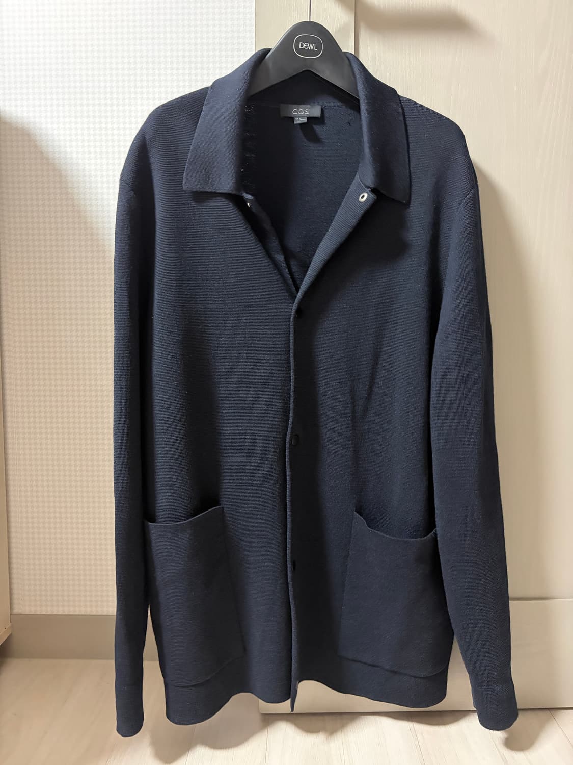 COS 남성 울 가디건 자켓 네이비 M 상품이미지1