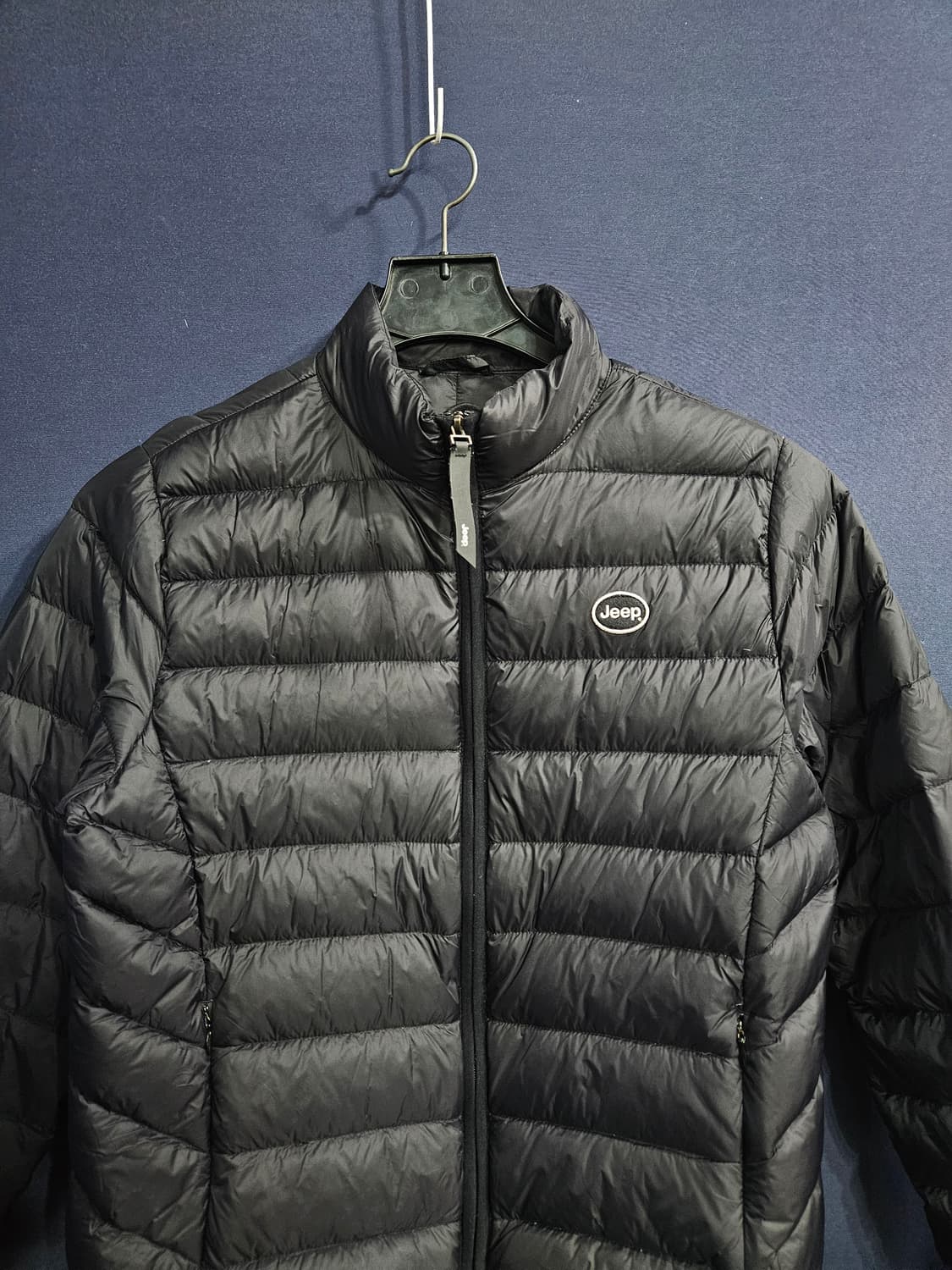 지프 블랙차콜 남성 95 덕다운 경량패딩  상품이미지7
