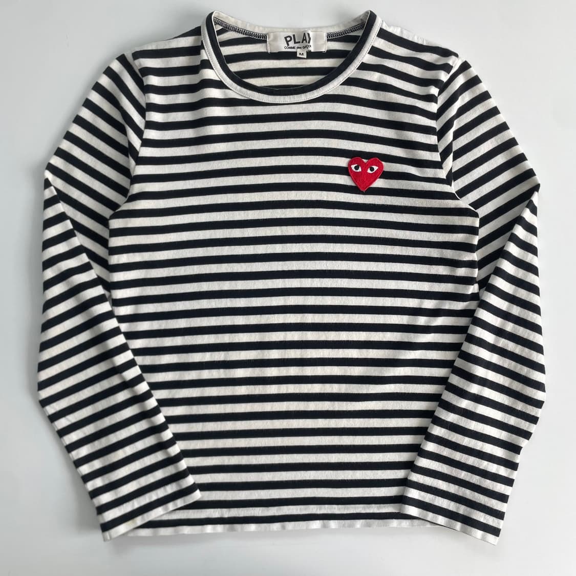 Comme des Garcons  꼼데가르송 와펜 블랙 보더티 상품이미지1