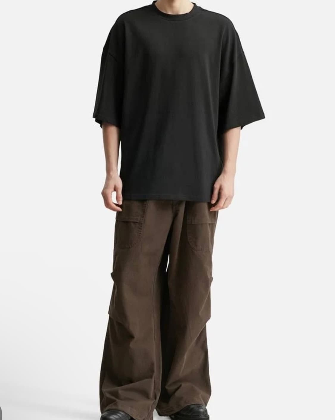 Entire Studios Heavy Boxy Tee black 상품이미지2