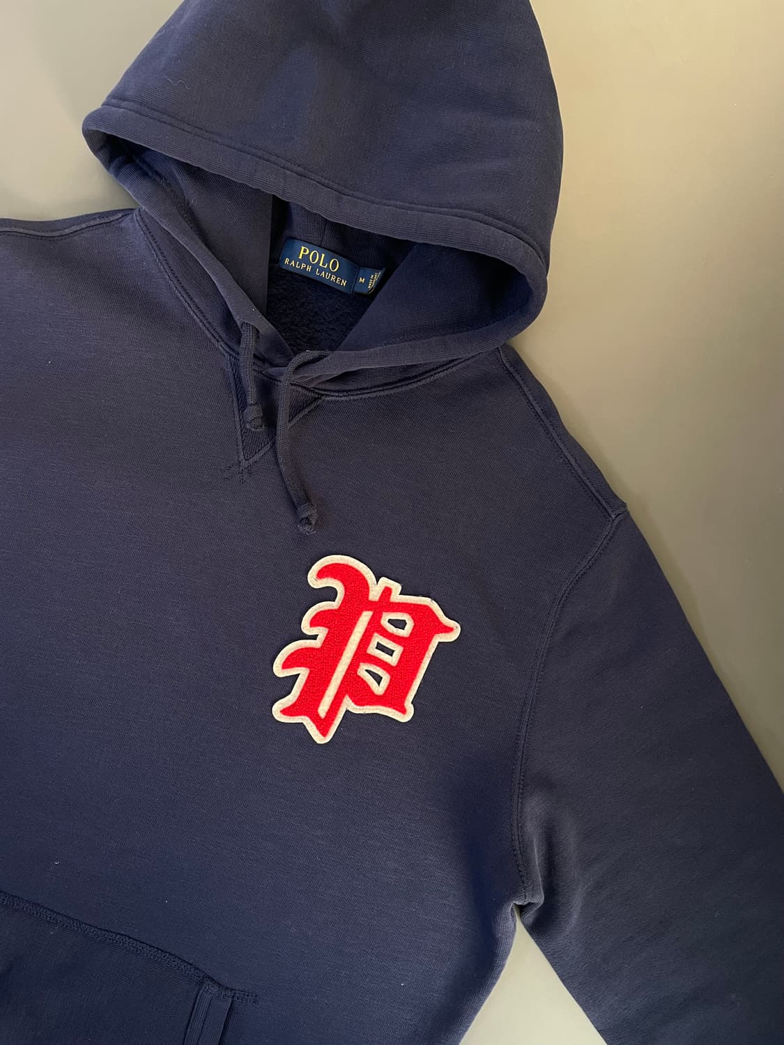 [M] 폴로 랄프로렌 로고 네이비 후드 상품이미지3