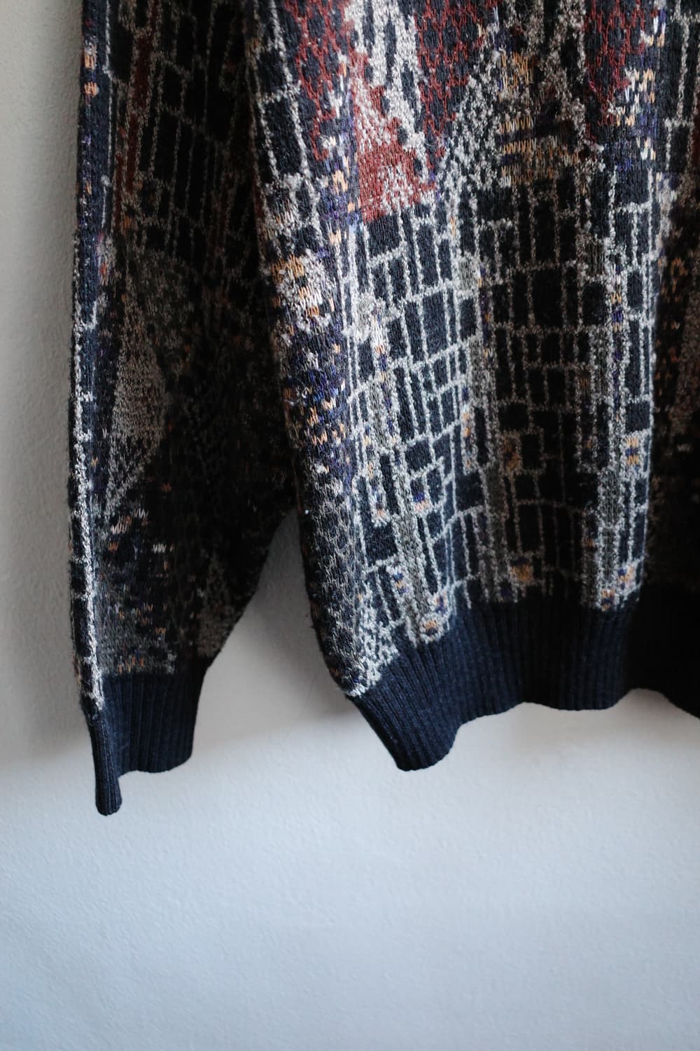 빈티지 자카드 니트 상품이미지5