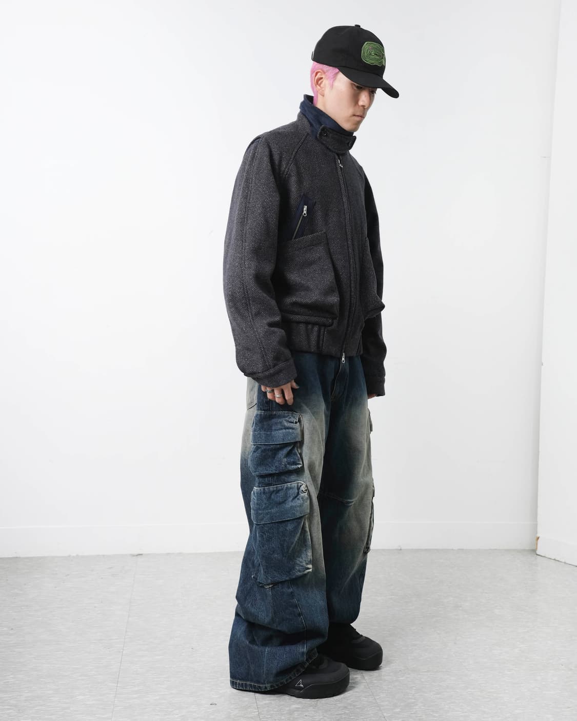 CURVED HERITAGE CARGO DENIM PANTS (VINTA 상품이미지5