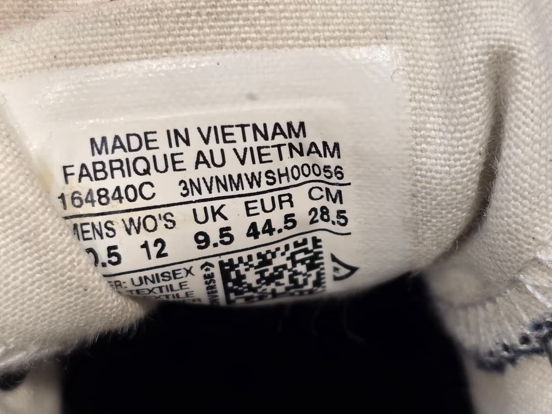 컨버스 런스타 하이크 JW 앤더슨 블랙 285 상품이미지7