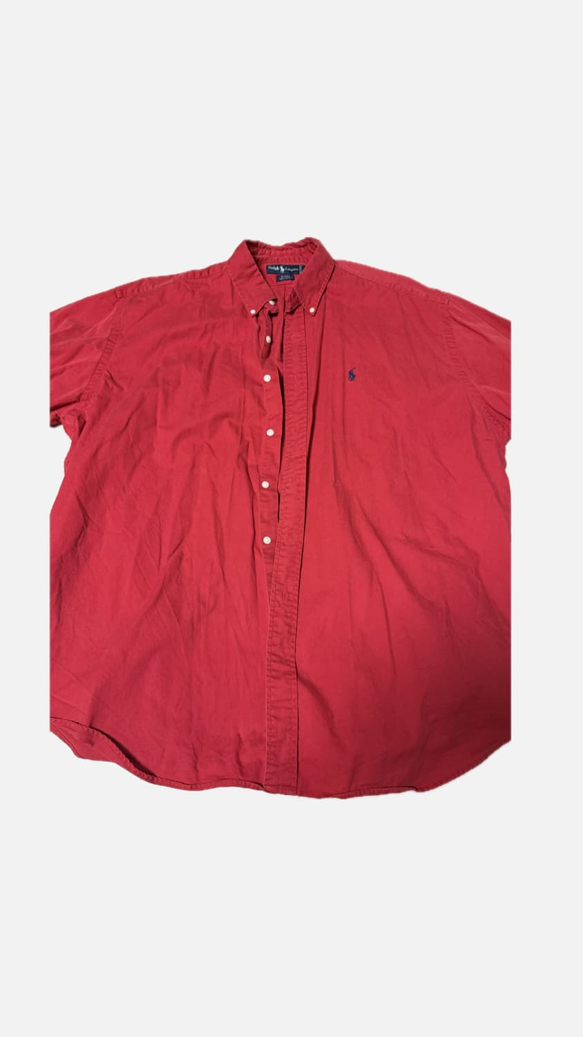 폴로랄프로렌 레드 반팔셔츠 XXL 상품이미지1