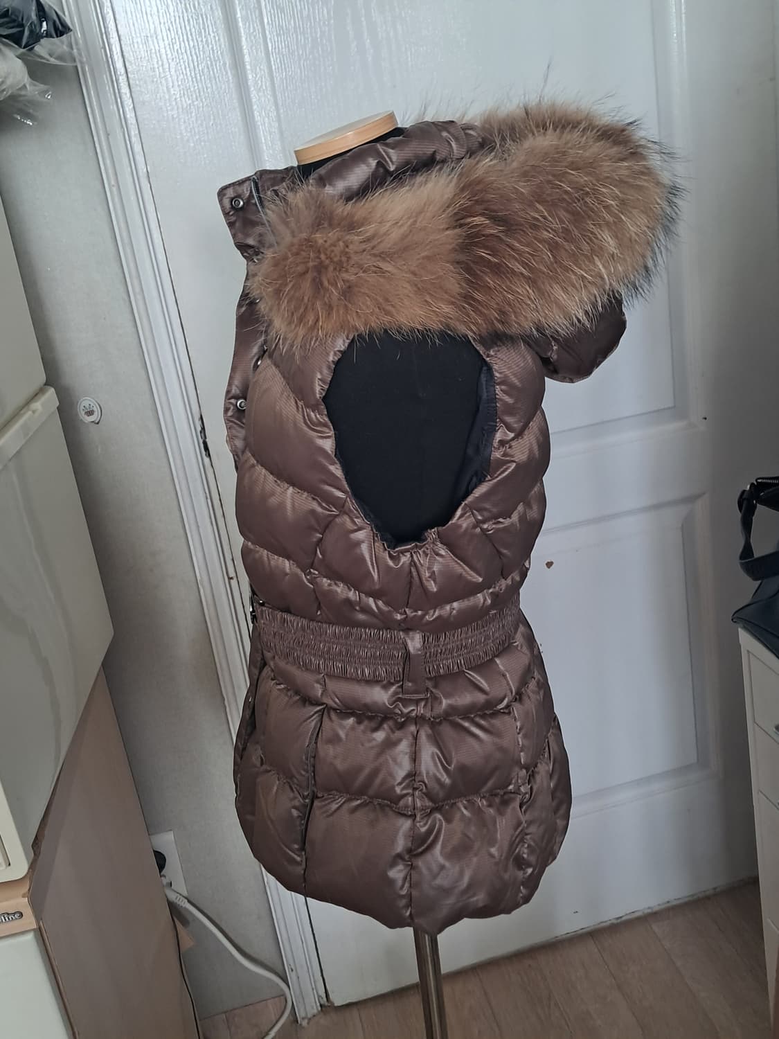 Poivre Blanc 쁘아블랑 덕다운 패딩 베스트 여성 패딩 조끼 M( 상품이미지2