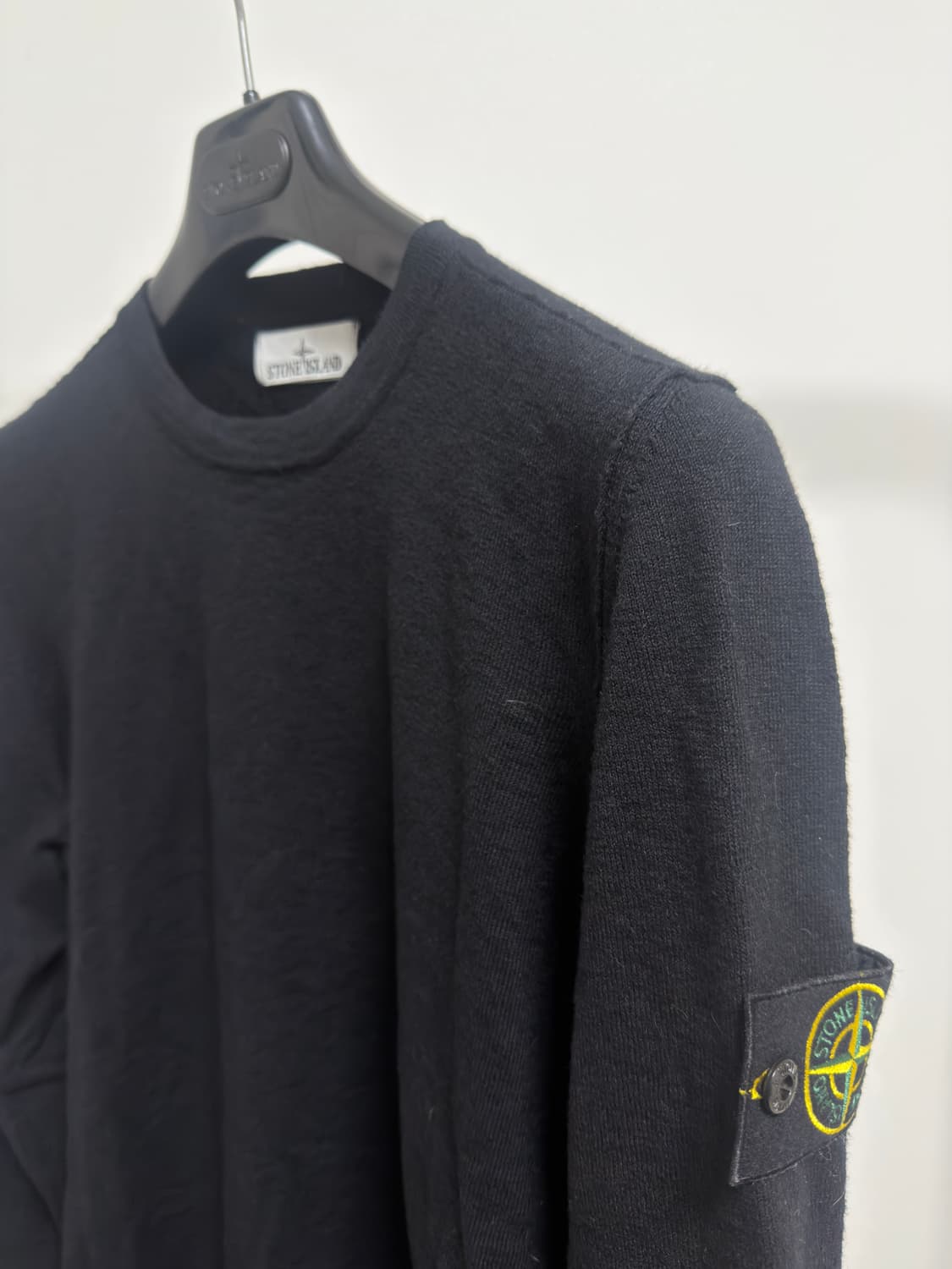 [ M ] 스톤아일랜드 울 니트 블랙 상품이미지2