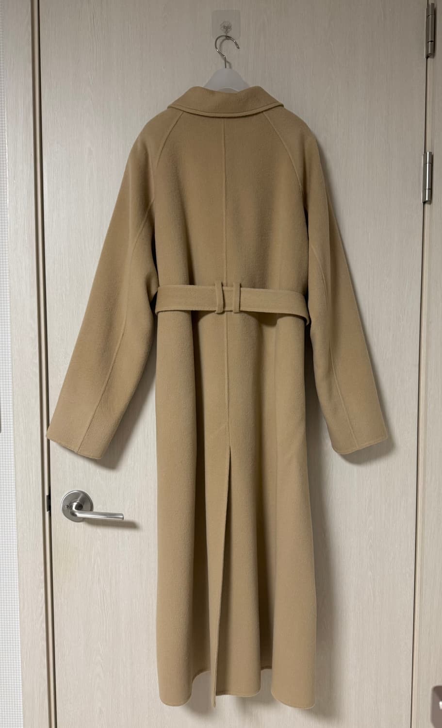 루흐 a17h 카멜베이지 벨티드 캐시미어 코트 상품이미지5