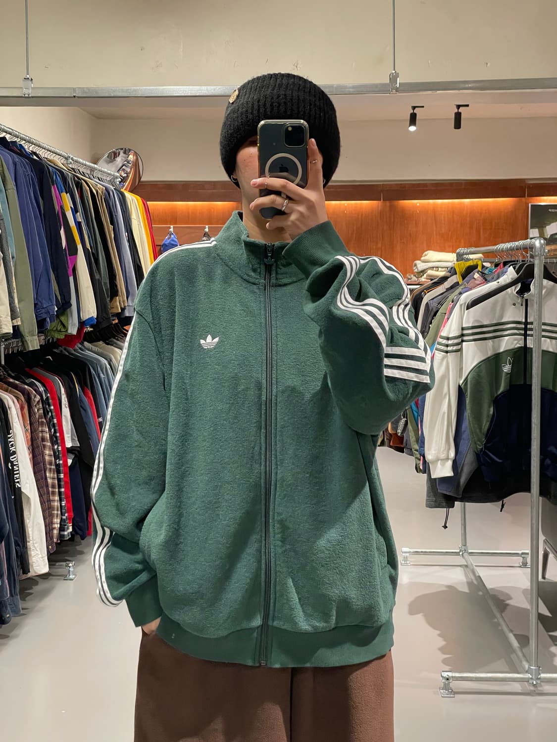 아디다스 타월 플리스 집업   상품이미지3