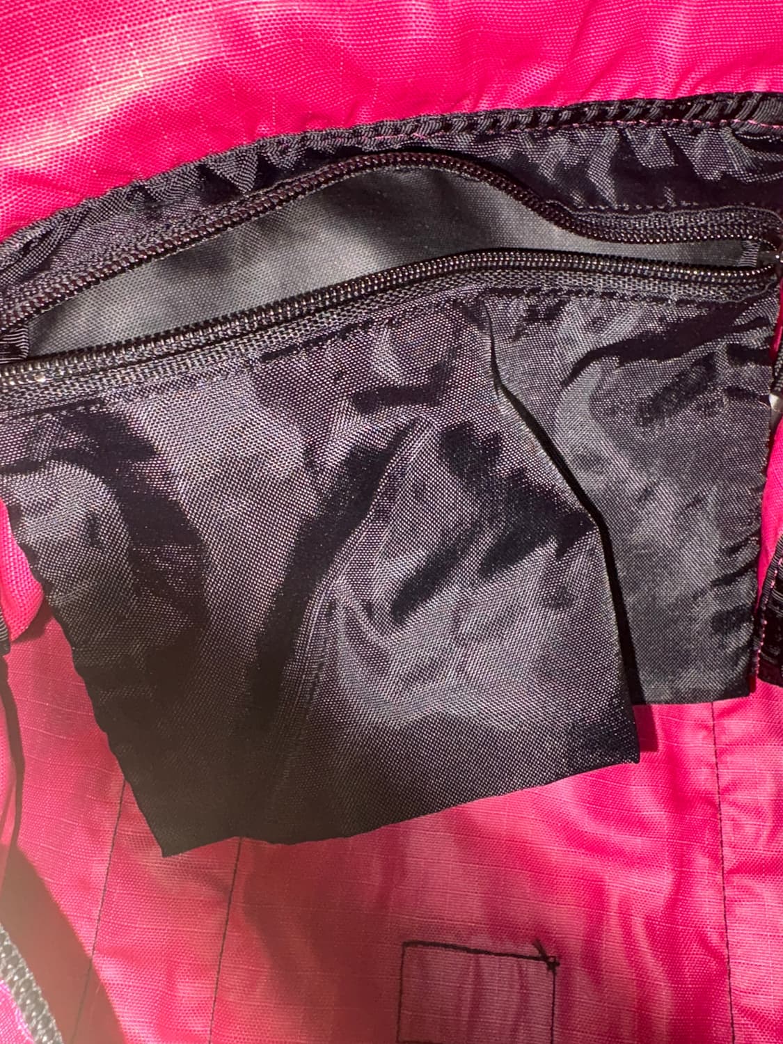 노스페이스 빈티지 핑크 나일론 크로스백/토트백 상품이미지4