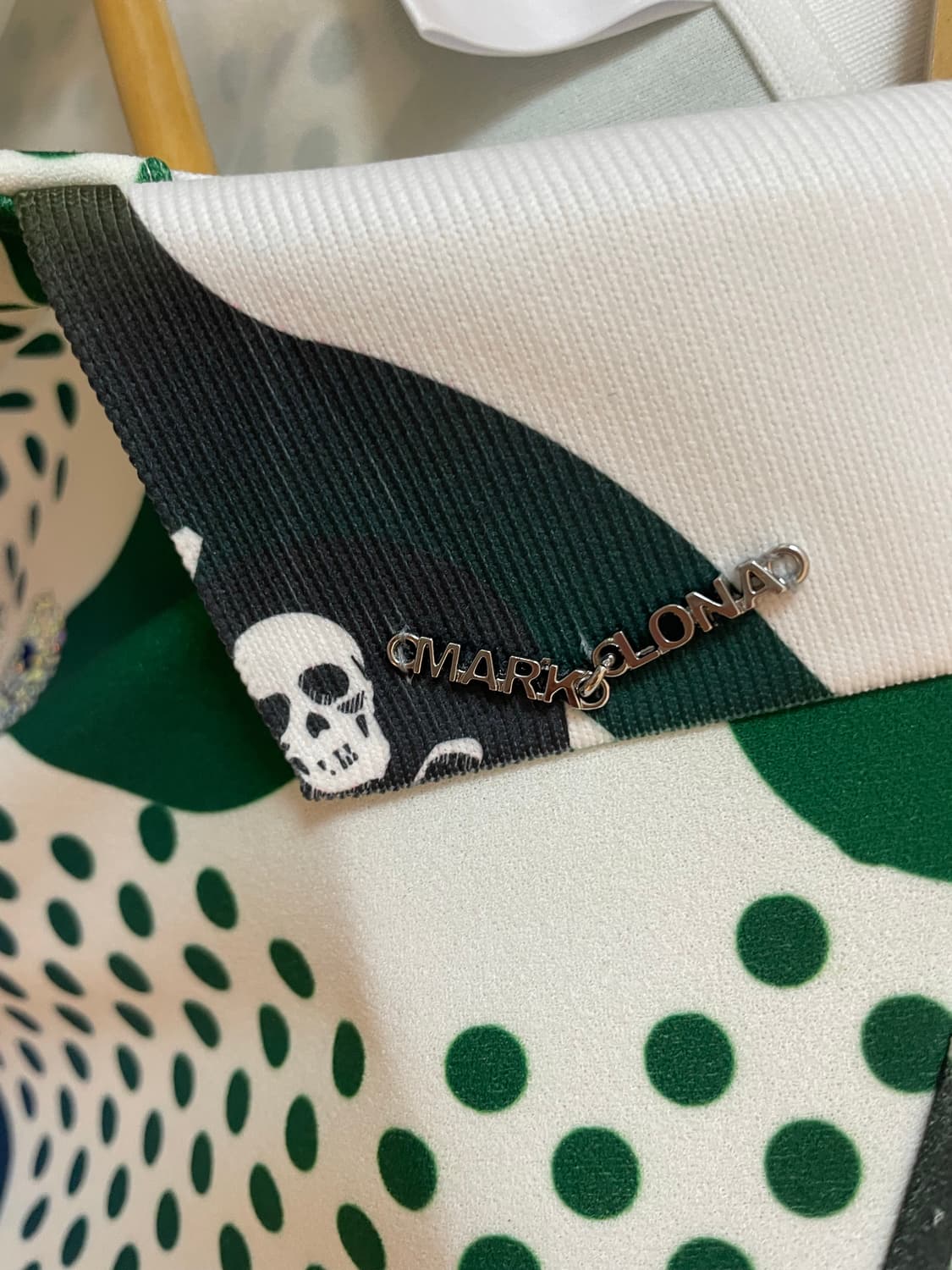 마크앤로나 그래픽 반팔 카라티 해골 패턴 레인보우 컬러 유니크 골프웨어 상품이미지5