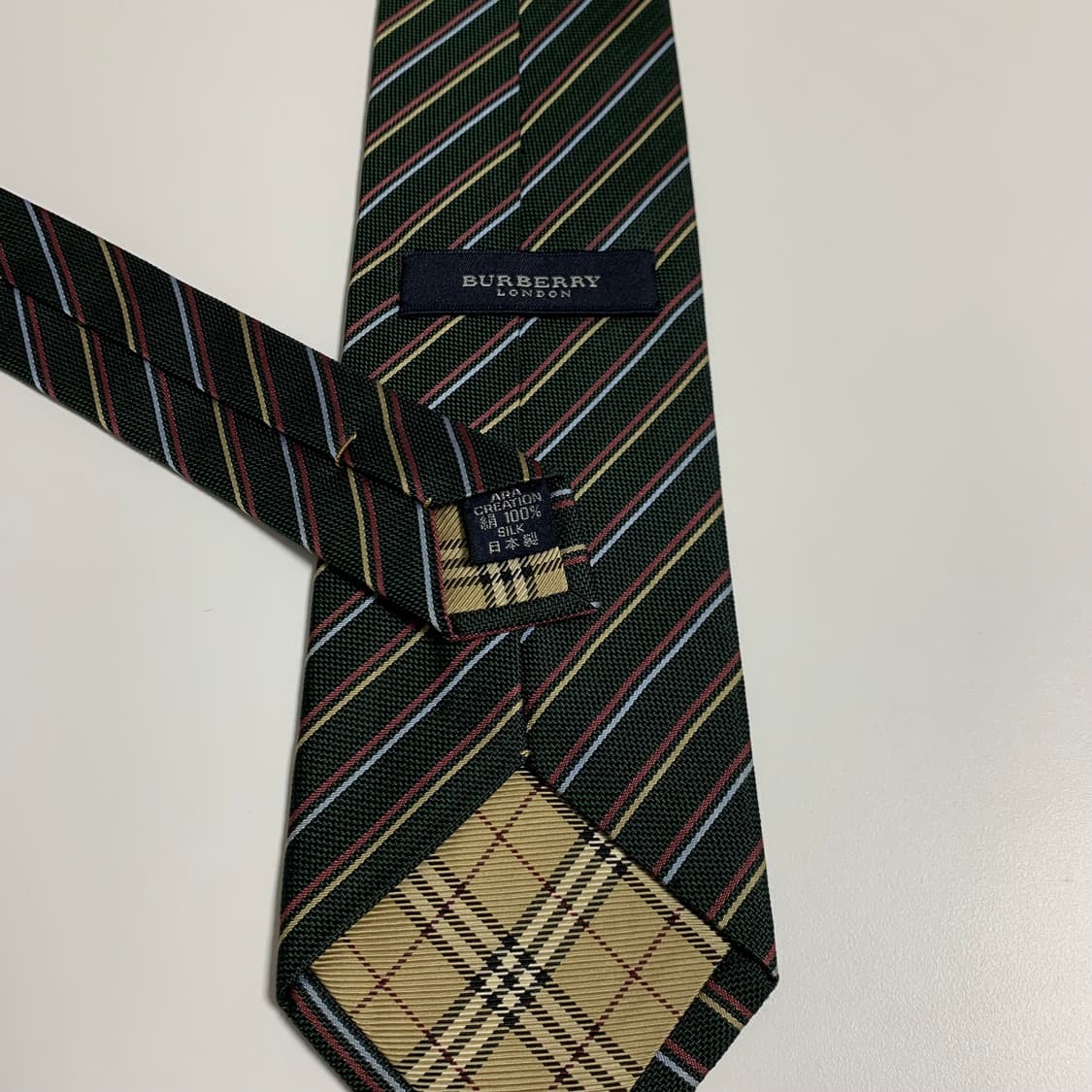 버버리(BURBERRY) 스트라이프 노바체크 명품넥타이 100실크 A+ 상품이미지7