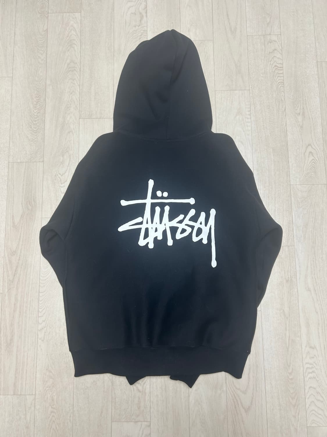 스투시 베이직 후드집업(기모)팔아요 모자끈 없읍니다!! 상품이미지2