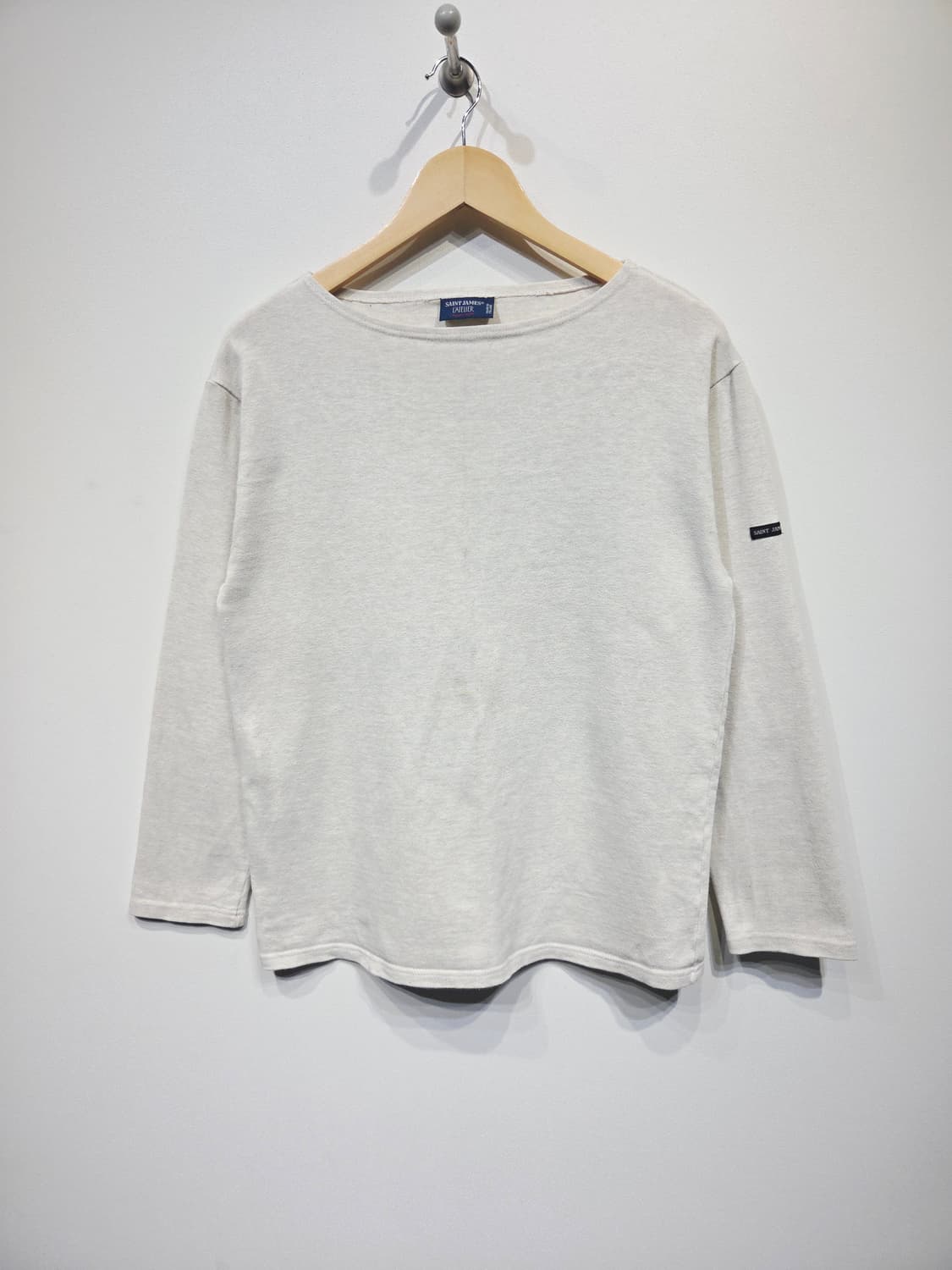 세인트제임스 보트넥 무지 긴팔 티셔츠 오트밀 상품이미지2