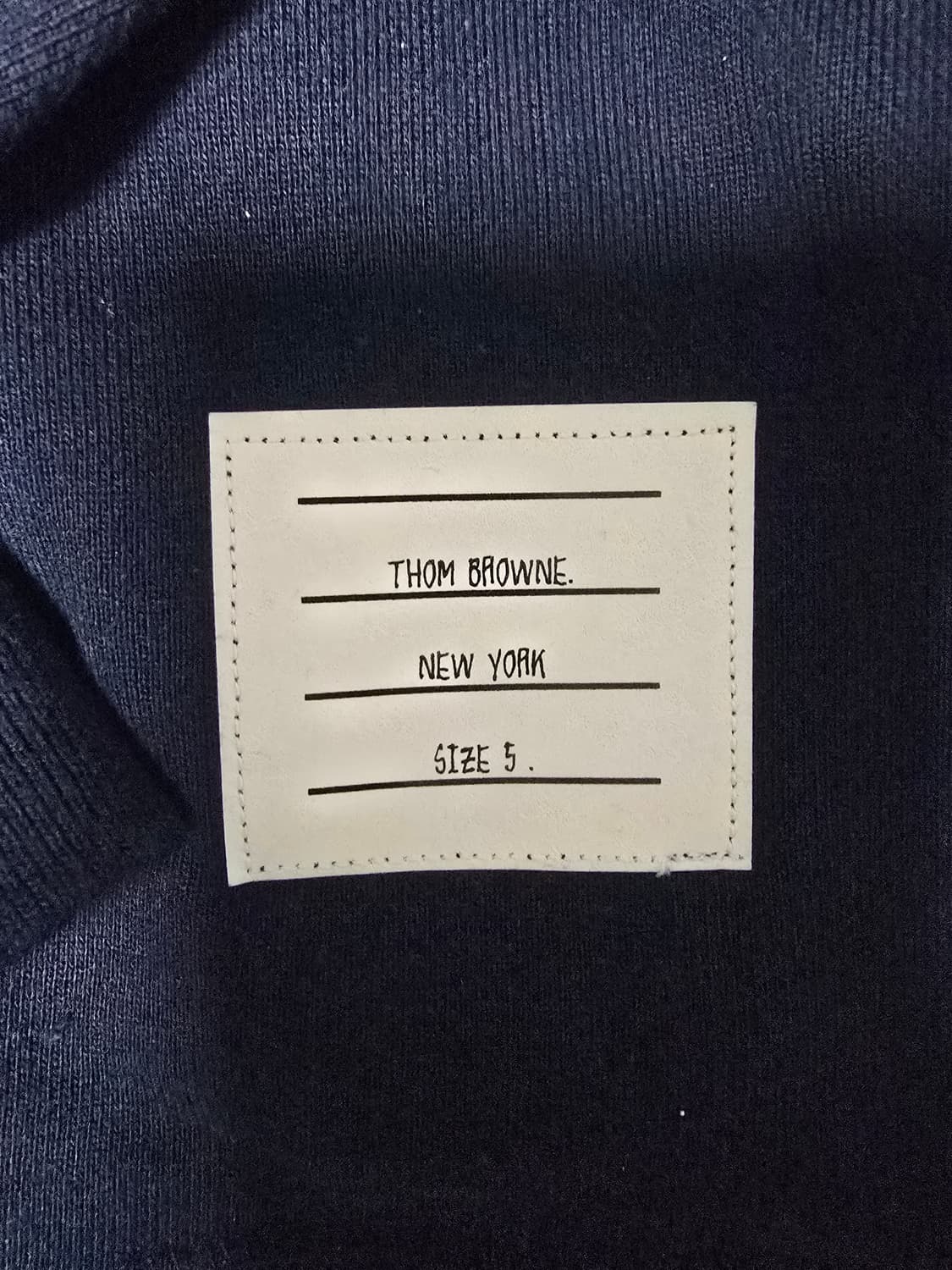 24FW 톰브라운 사선완장 네이비 맨투맨 5사이즈 새상품급 상품이미지5