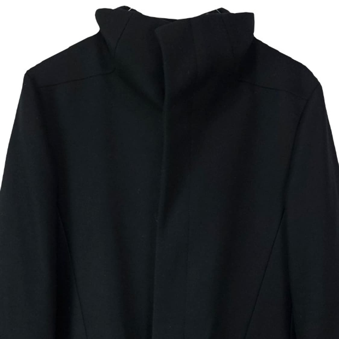 [솔리드옴므] 12 S/S 캐시미어 블랜디드 하이넥 코트 P01566 상품이미지4