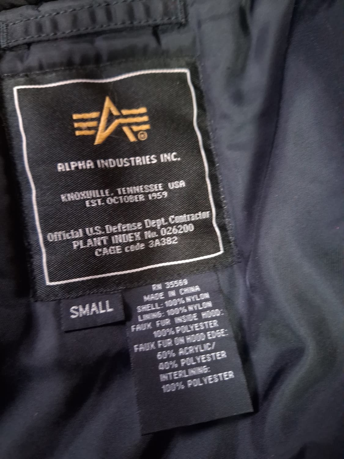 오리지날 민수용 알파사 블랙 N-2B 자켓 상품이미지4