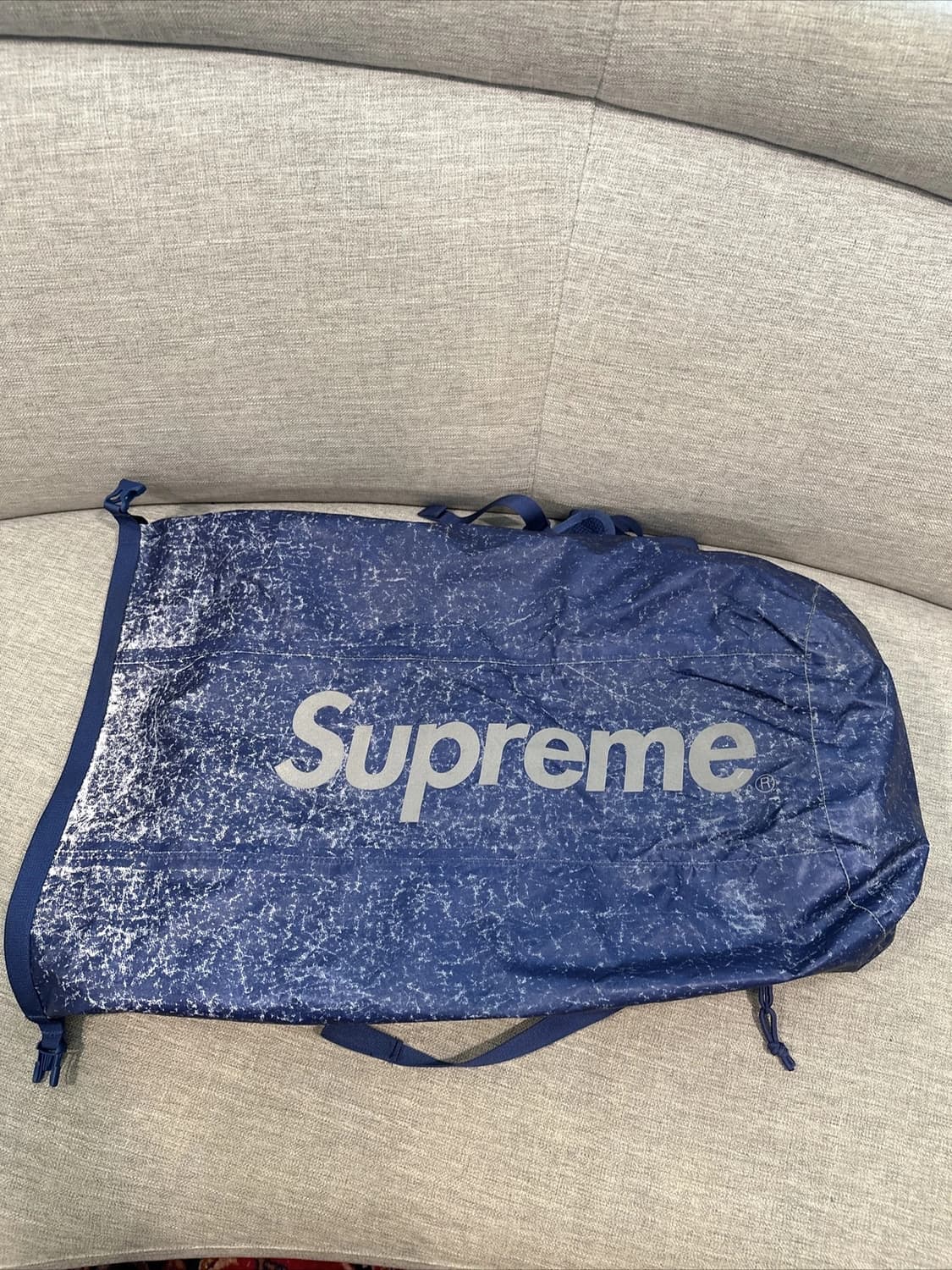 20FW 슈프림 워터프루프 리플렉티브 스페클 백팩 로얄 상품이미지7