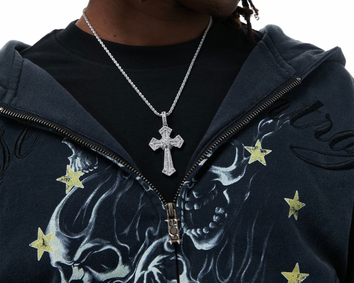 (OS) HOWSS 지르코니아 아이스 아웃 십자가 목걸이 상품이미지9