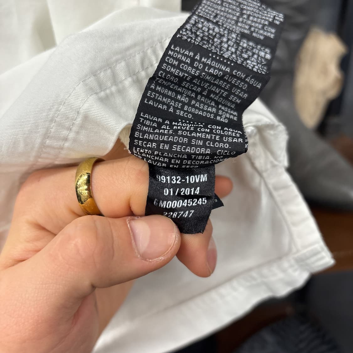 할리데이비슨 투포켓 스텐실 쉴드패치 코튼 워크셔츠 N1176 상품이미지9