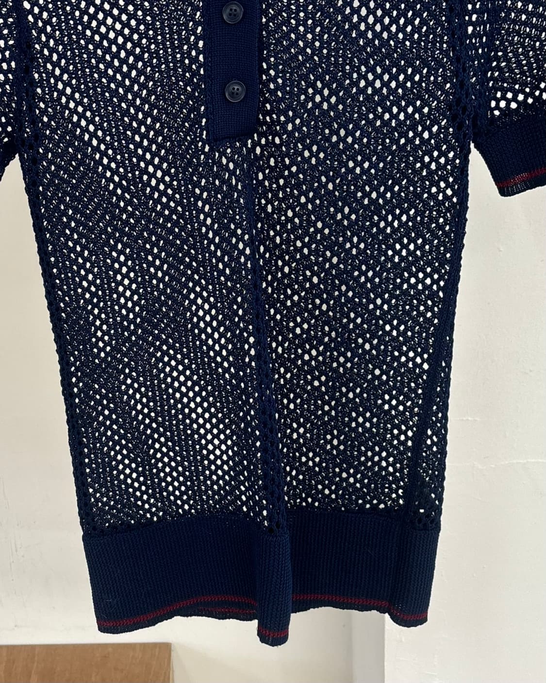 이자벨마랑 블루 시스루 하프 니트 상품이미지5