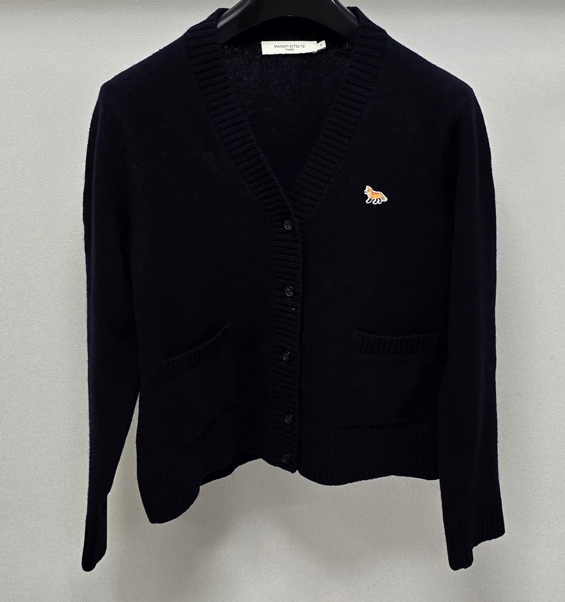 메종키츠네 폭스 가디건 m사이즈 95 판매 상품이미지1