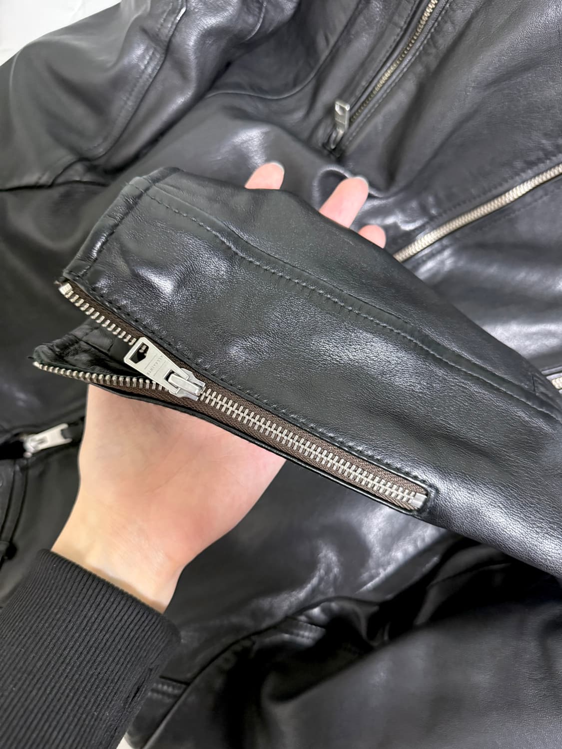 올세인츠 코라 레더자켓 L 상품이미지3