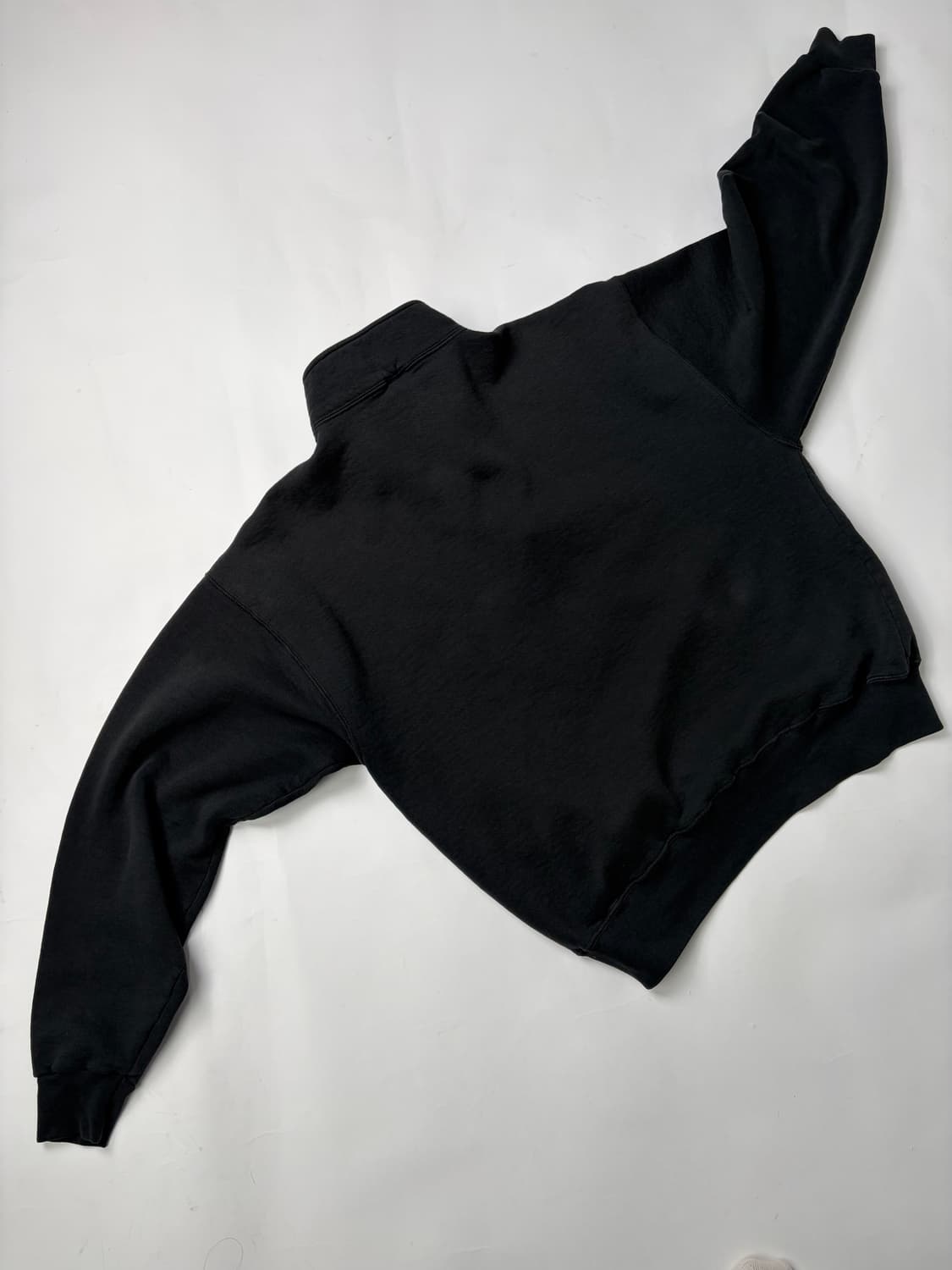90s Russell Quarter Zip Sweatshirt (blac 상품이미지2