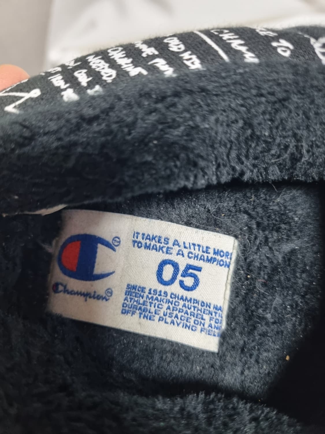 쳄피온 블랙 겨울 방한 슬립온 235 상품이미지4