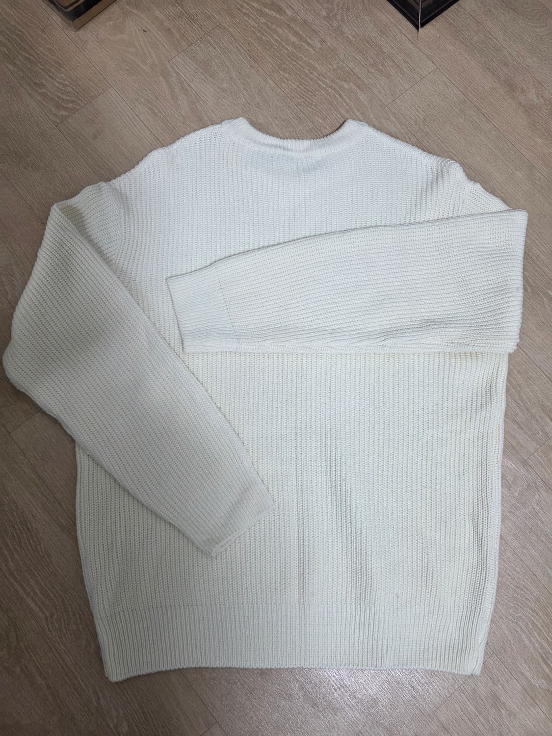 수아레 워셔블 하찌 니트 아이보리 L 상품이미지6