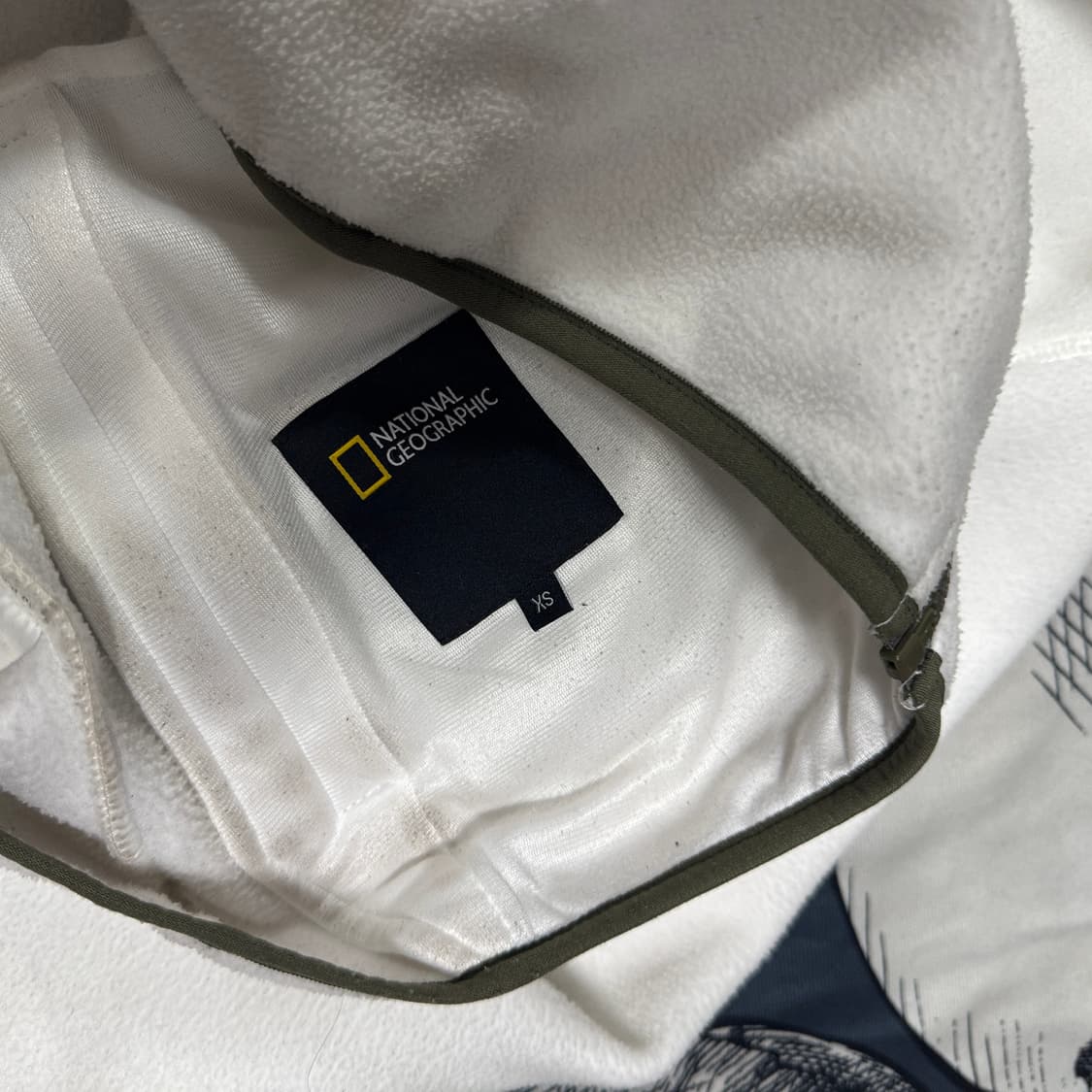 내셔널지오그래픽 플리스 집업 XS사이즈 상품이미지3