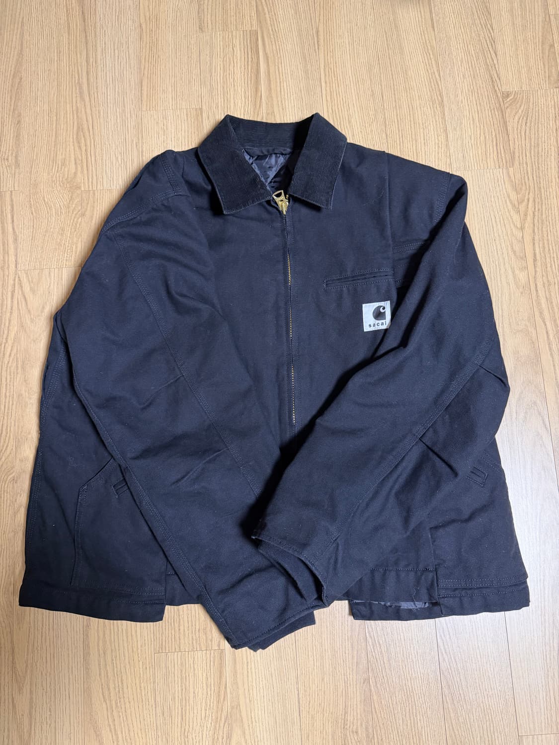 (2) 25fw 사카이 칼하트 칼카이 워크자켓 블랙 상품이미지1