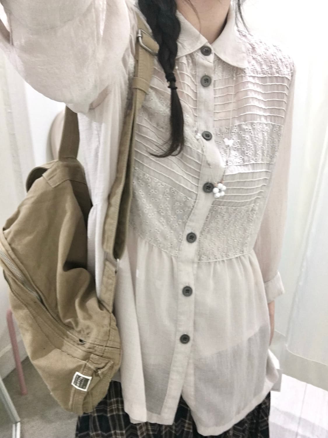 sawako punching blouse 상품이미지1