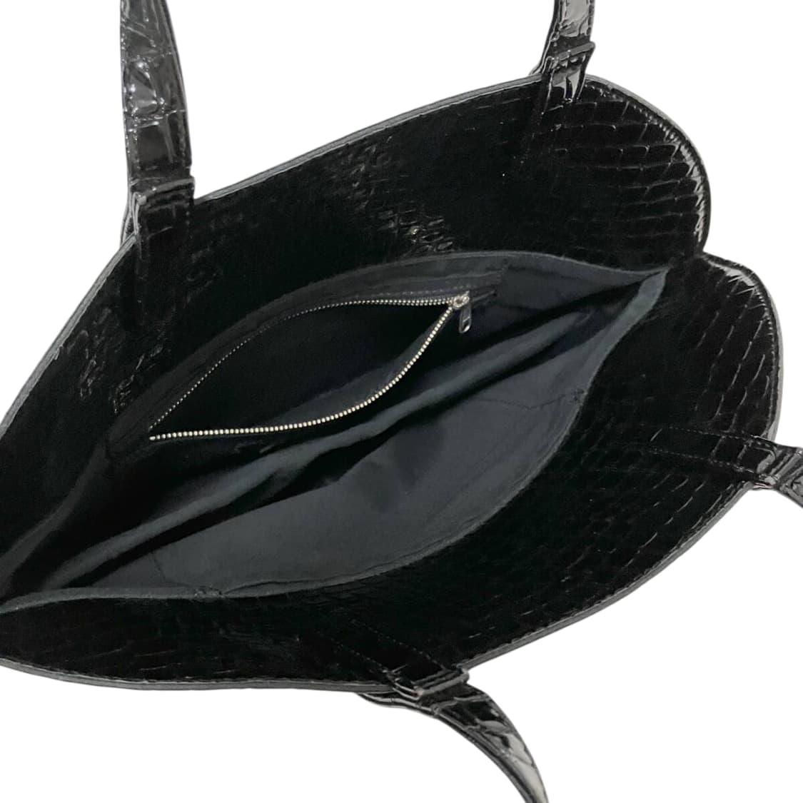 준야와타나베 크로크형압 가죽 라운드 토트백 상품이미지8