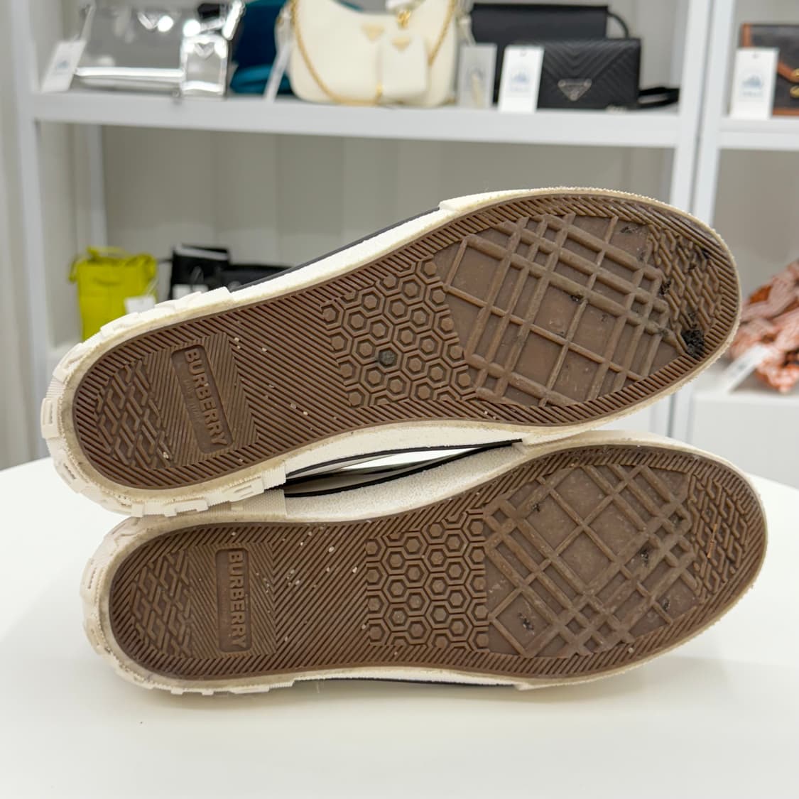 [41] 버버리 체크 코튼 스니커즈 상품이미지8