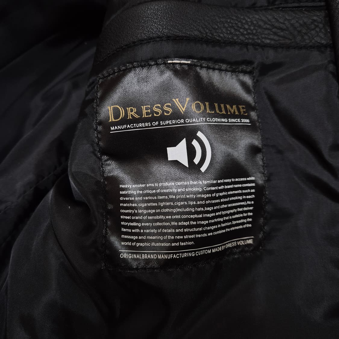 드레스볼륨 레더 라이더 가죽자켓 L(100) 상품이미지6