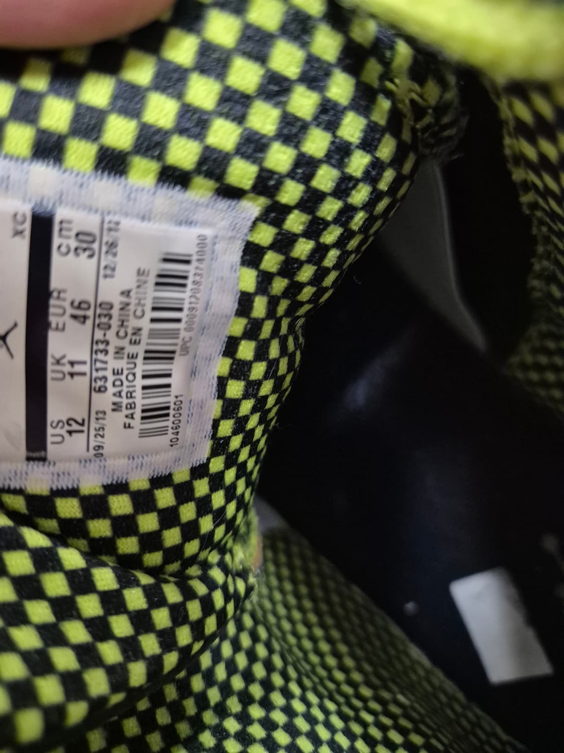 정품 나이키 에어조던1 레트로94 블랙베놈 상품이미지6