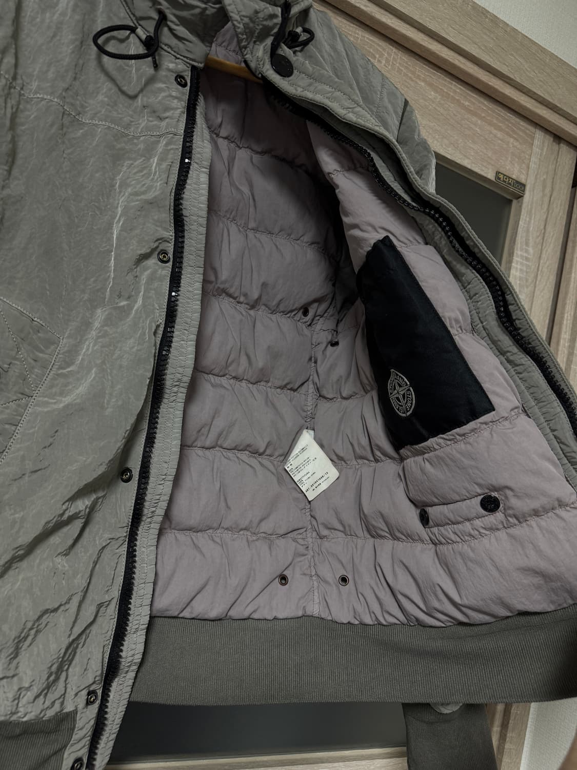 (m) 스톤아일랜드 나일론 다운 패딩 nylon sheen 상품이미지6