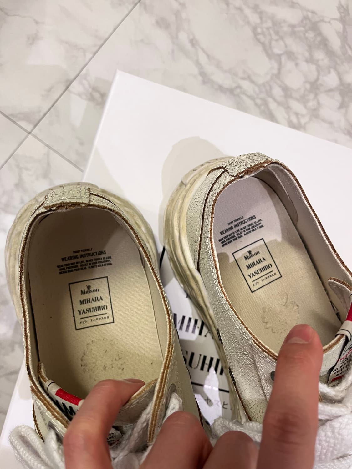 미하라야스히로 크랙 레더 피터슨 상품이미지2