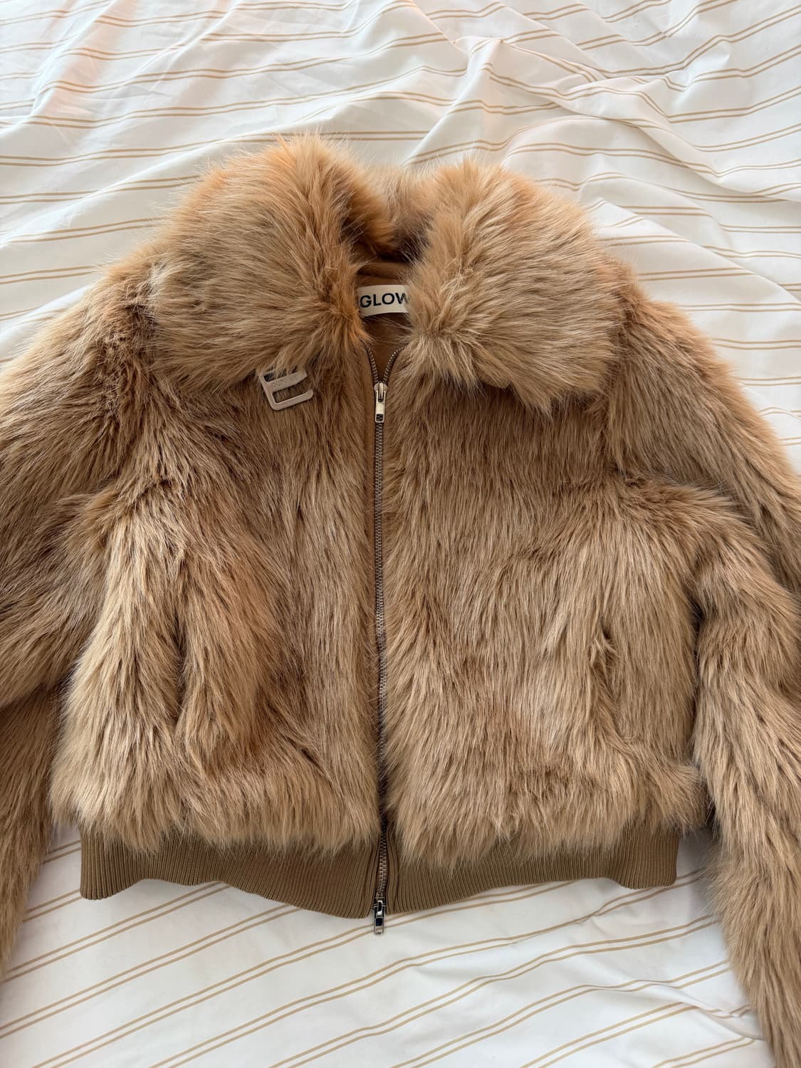 글로니 퍼자켓 (카멜) 상품이미지4