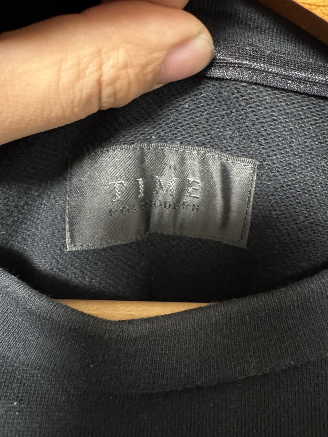 타임옴므 백 레이어드 맨투맨 100 상품이미지3