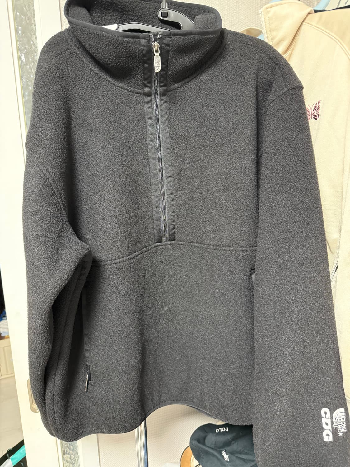 Cdg x 노스페이스 반집업 후리스 L 상품이미지1