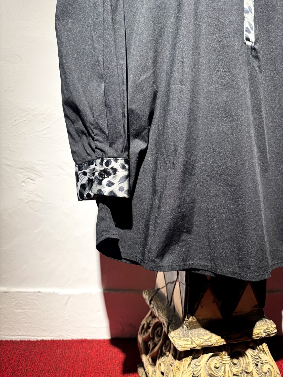 Leopard Print Black Shirt 상품이미지6