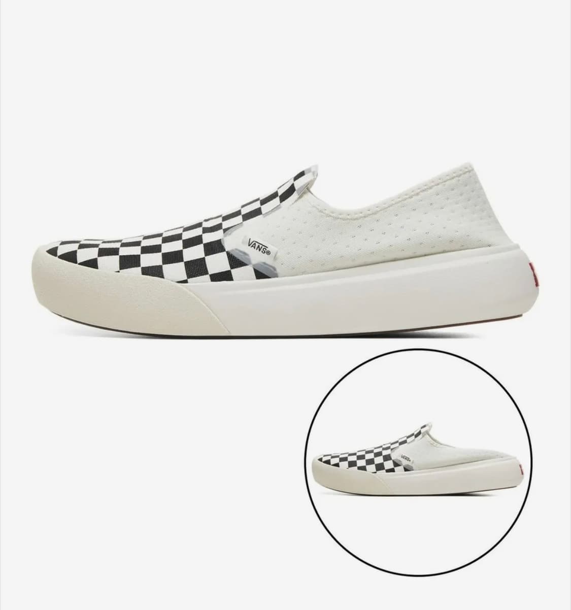 [새상품] 반스 컴피쿠시원 체커보드 스니커즈 295(285도 충분) 상품이미지2