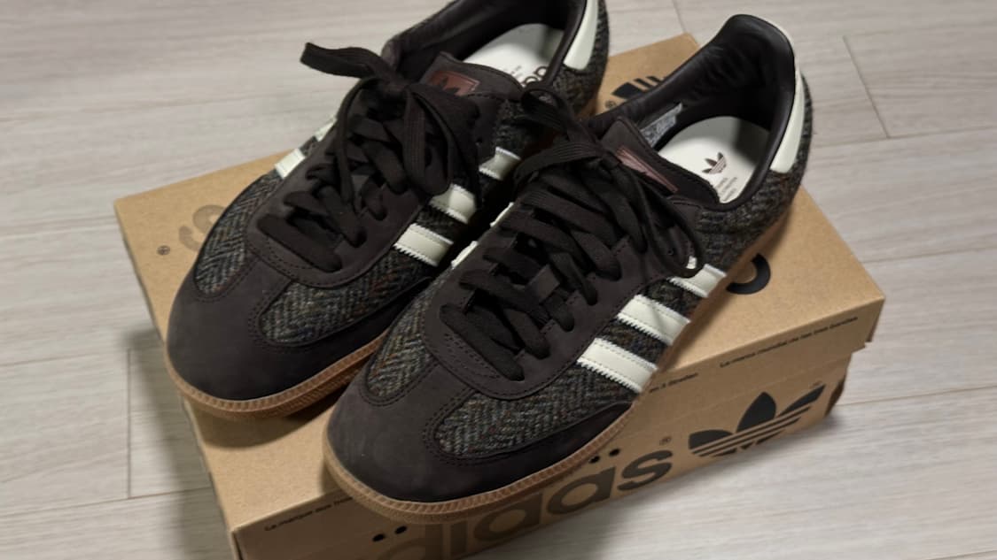 아디다스 삼바 OG 해리스 트위드 다크 브라운 280 상품이미지2