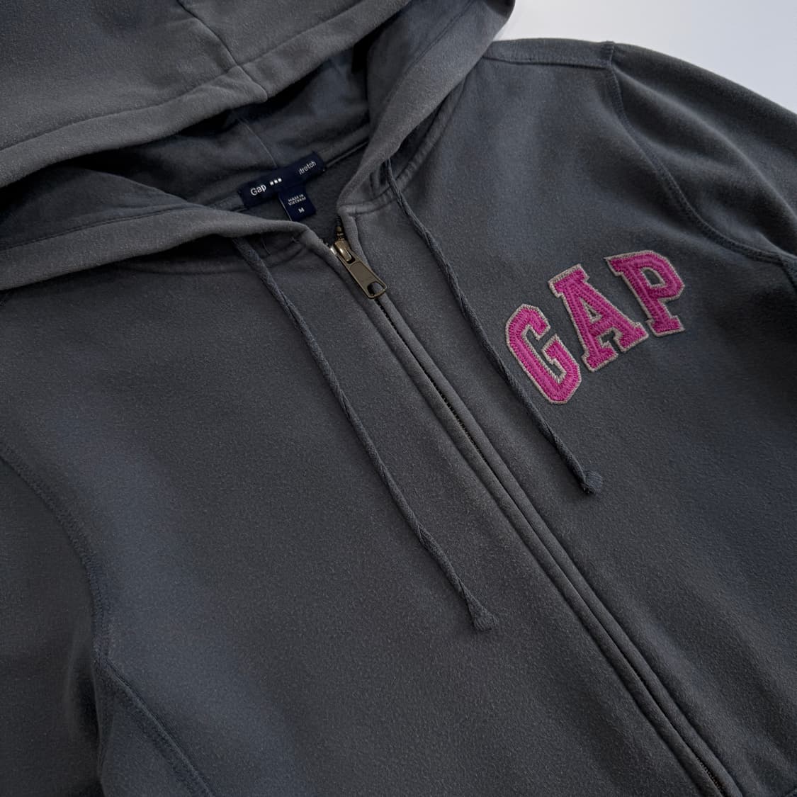 GAP 갭 핑크로고 차콜 후드집업   상품이미지4