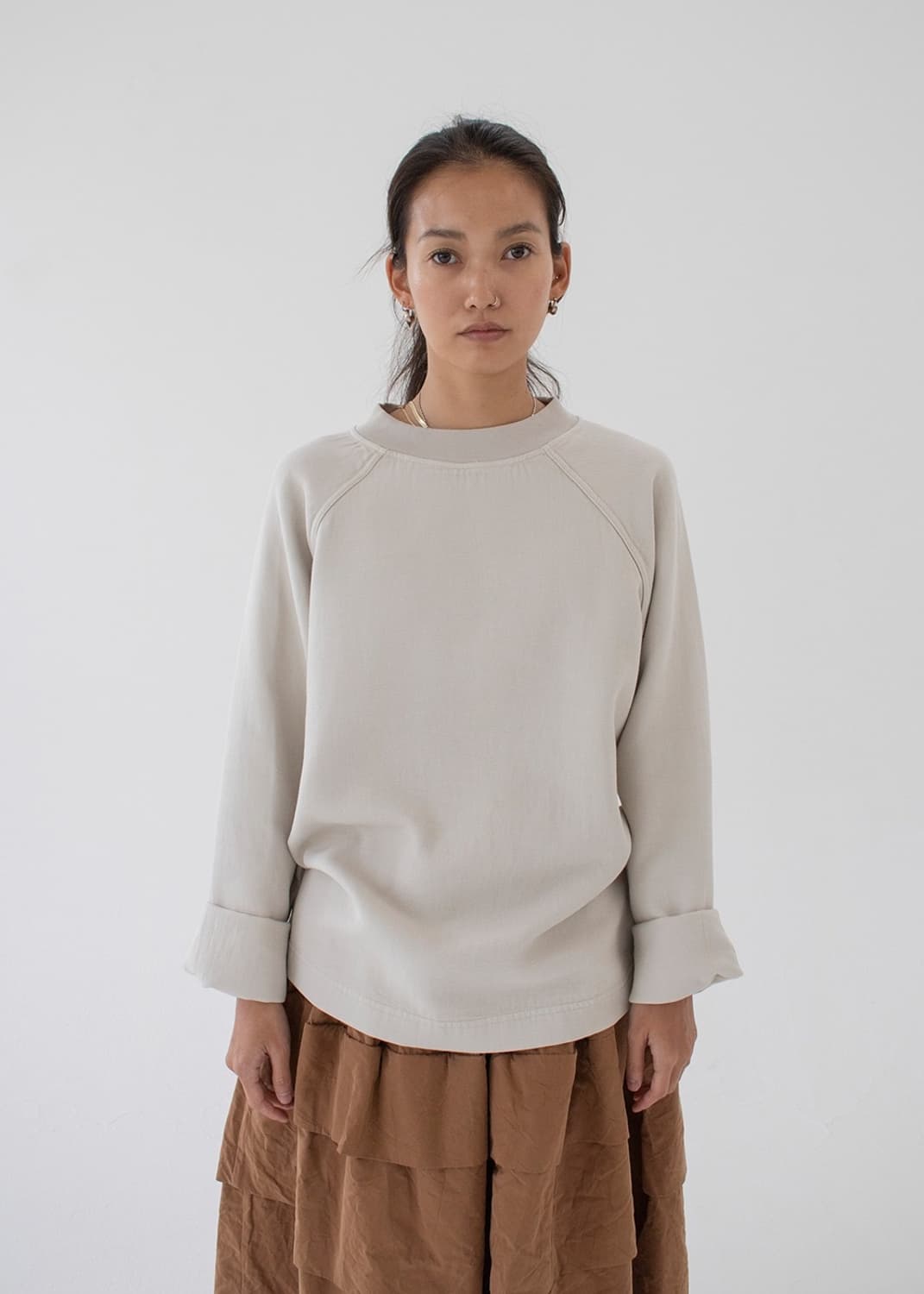 CASEY CASEY 케이시케이시 시모네 탑 티셔츠 콘크리트 XS사이즈 상품이미지4