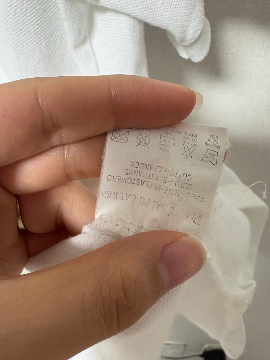 폴로 빅포니 성조기🇺🇸 치프키프 화이트 pk 반팔티 M 상품이미지6