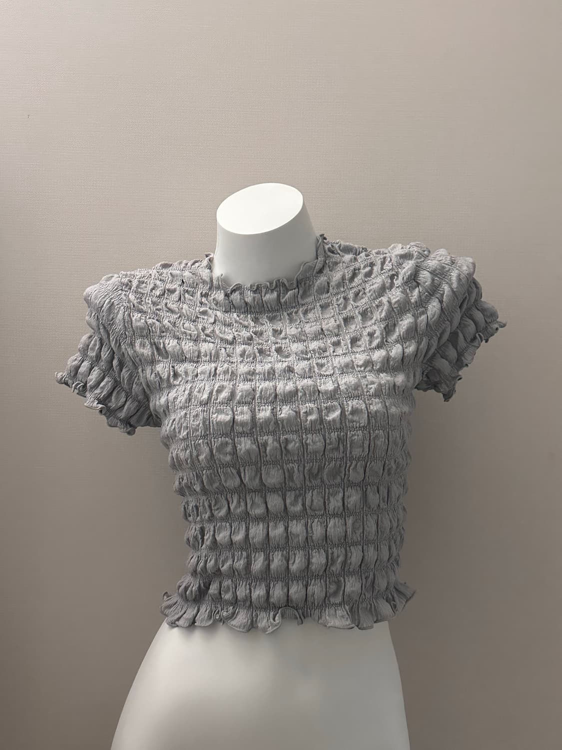 팝콘 빈티지 엠보 탑 상품이미지1