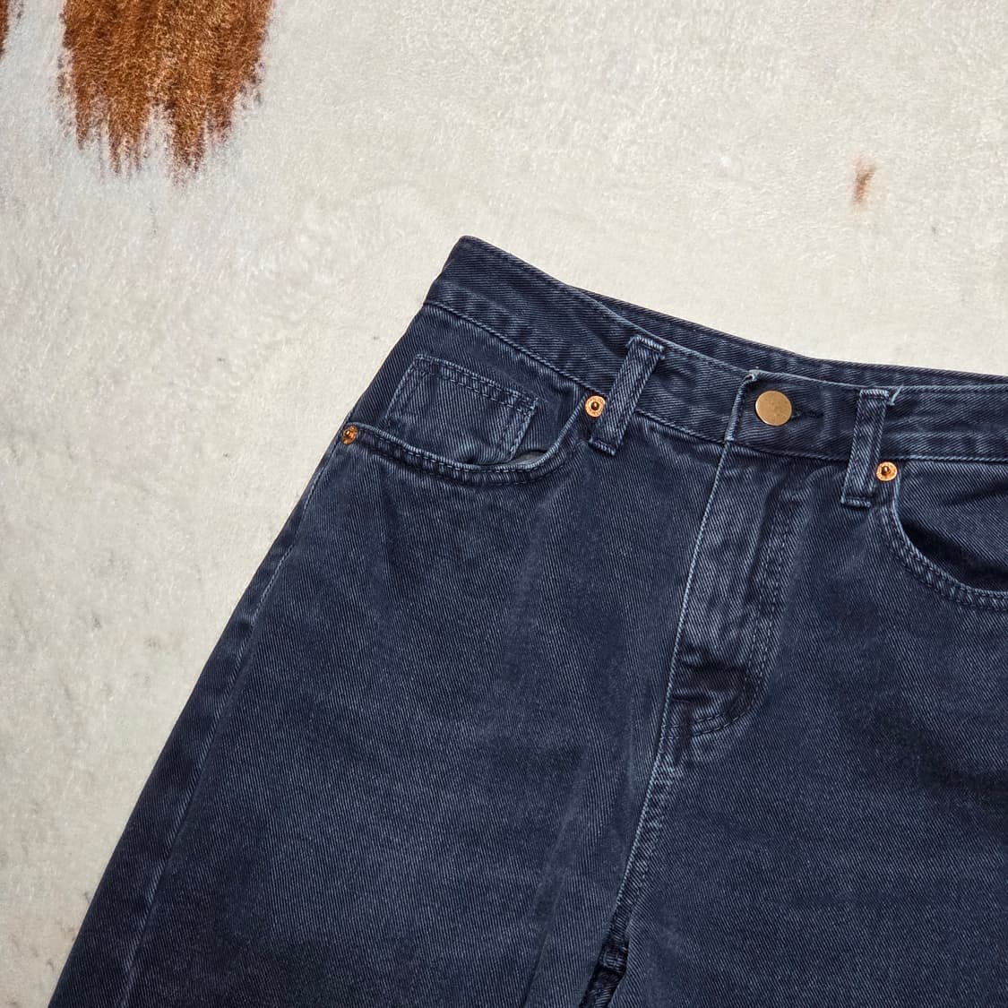 빈티지 와이드 데님팬츠 상품이미지2